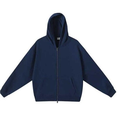 Толстовка 2х нитка капюшон U63 синий