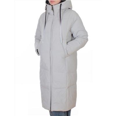 W8236M LT. GRAY Пальто зимнее женское оверсайз (200 гр. био-пух)
