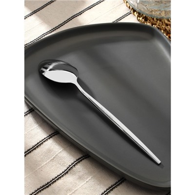 Ложка столовая Magistro «Блинк», длина 22 см, нержавеющая сталь, серебристая