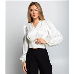 Блуза #КТ5138, молочный