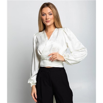 Блуза #КТ5138, молочный