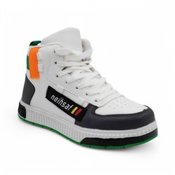 Кроссовки В3513-20 бело зеленые п/п