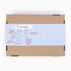 Набор подарочный новогодний «Этель: Тёплых объятий»: плед и аксессуары