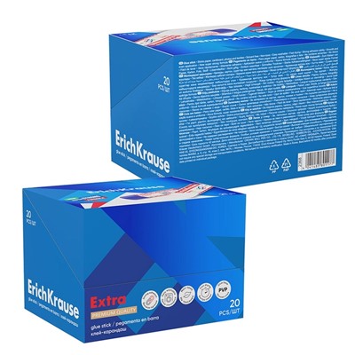 Клей-карандаш, ErichKrause Extra, усиленный, 21 г