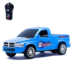 Машинка на пульте управления «Пикап», радиоуправление, масштаб 1:24, работает от батареек, цвета МИКС