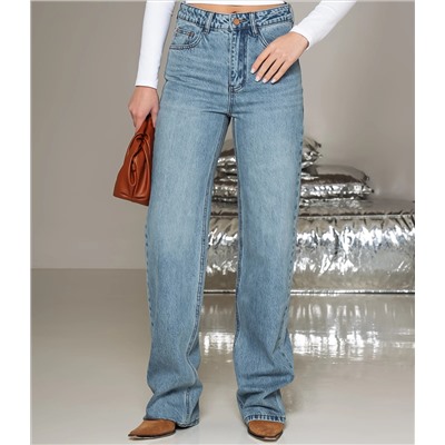 Джинсы #КТ1277, голубой