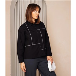 Рубашка #КТ2225 (3), чёрный