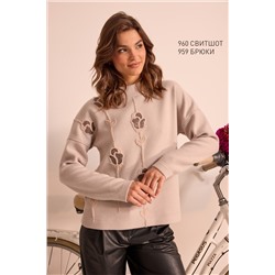 NiV NiV fashion 959 черный, Брюки