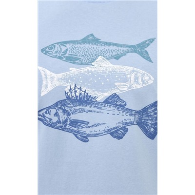 Футболка F311-06-734 grey-blue