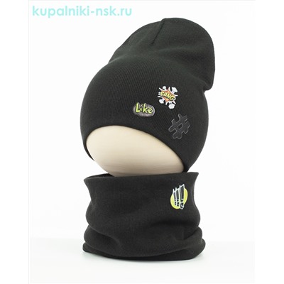 02-70-LT Комплект (колпак+снуд) (50-52)