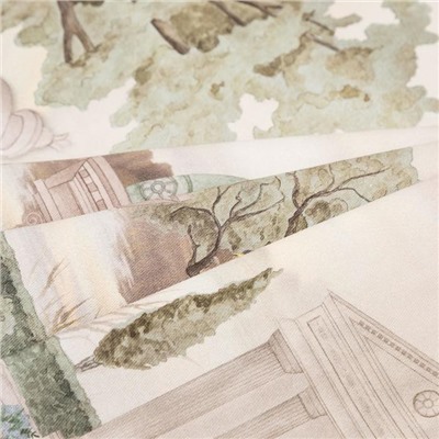 Скатерть Этель «Райский сад», 180×150 +/- 3 см, 100% хлопок, саржа 190 гр/м2
