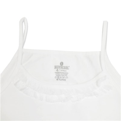 4230-01 Майка для девочек белая (BAYKAR)