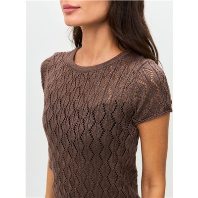 Кроп футболка TIERRA, Шоколад