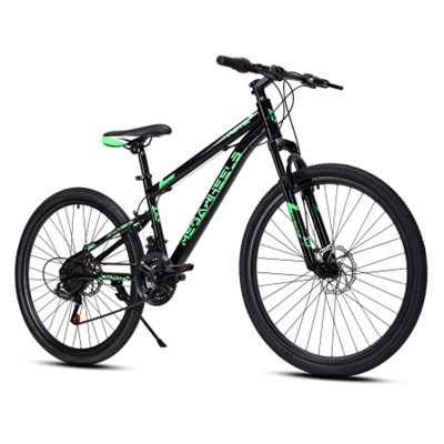 Велосипед 26" рама 17" 21sp  MEGAWHEELS FURIOUS чёрный-зелёный
