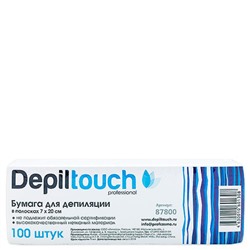 Depiltouch Бумага для депиляции в полосках 7 см*20 см (100 шт.)