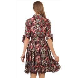 Платье женское на пуговицах 253367, размер 42,44,46,48