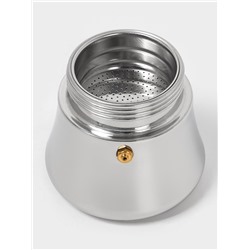 Кофеварка гейзерная Magistro Semi, на 6 чашек, 300 мл, нержавеющая сталь