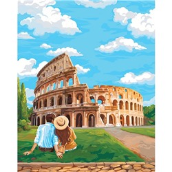 Алмазная мозаика с частичным заполнением на холсте «Колизей», 30×40 см