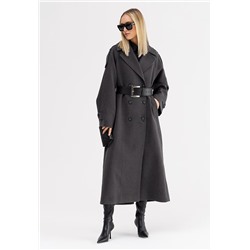 Пальто женское серый