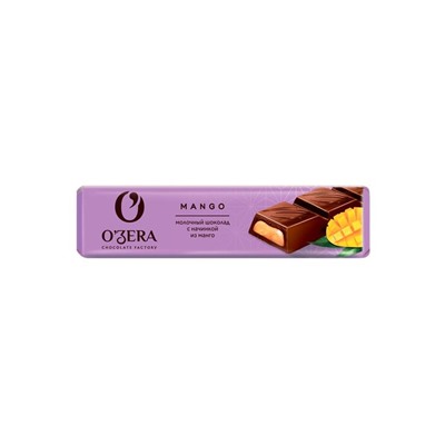 «O'Zera», шоколадный батончик Mango, 50 г (упаковка 30 шт)