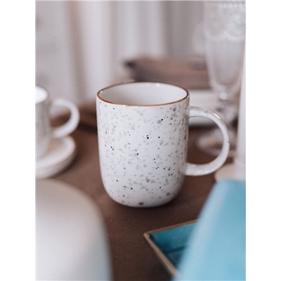 Кружка Magistro Queil, 400 мл, фарфор, белая