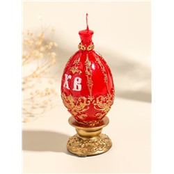 Свеча декоративная «Пасхальное яйцо с орнаментом», 5.5×12 см, 105 г