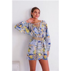 11597 Платье из хлопка летнее Lemon (остаток: 46, 46-48)