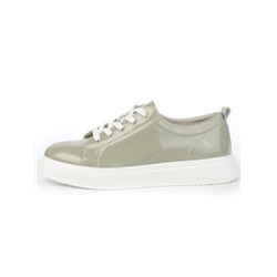 05-HY21-5D GRAY GREEN Кроссовки женские (натуральная кожа)