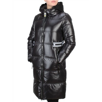 2193 BLACK Куртка зимняя женская AIKESDFRS (200 гр. холлофайбера)