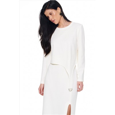 Джемпер, юбка KaVaRi 8058.1 белый