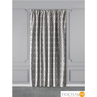 CASSIA РУНА корич Штора на шт.ленте 220х270, 2пр, плстр, КТ