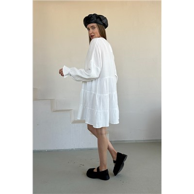 Платье муслин  FREEDOM007/07/Белый