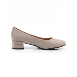 06-M47-8 DK. BEIGE Туфли женские (натуральная кожа)