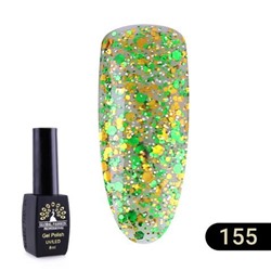 Гель лак Global Fashion BLACK ELITE 155, 8 мл