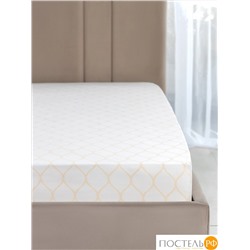 PRIME PRIVE ХАРДИ желт Простыня на резинке 160х200+30, 1 пр., хл./сатин