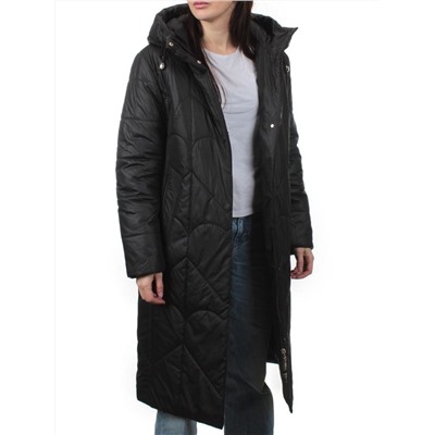 TR-2301 BLACK Пальто зимнее женское (верблюжья шерсть)