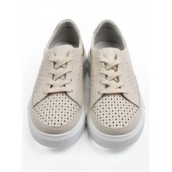 03-C322-2A BEIGE Полуботинки летние женские (натуральная кожа)