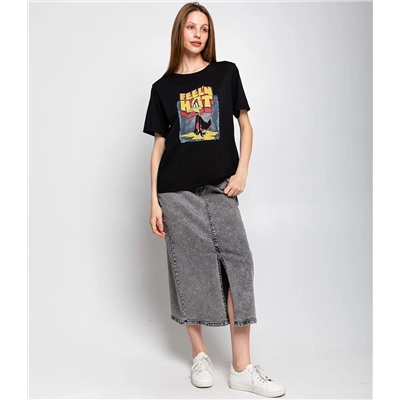 Футболка #КТ2045, чёрный