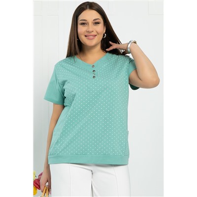 Блуза Ваниль (олива) Б12852-20М