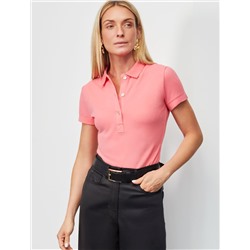 Футболка-поло  из премиального хлопка