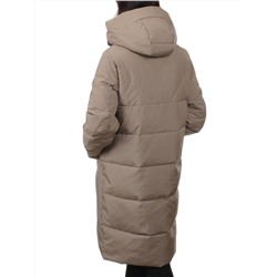 8825 DK. BEIGE Пальто зимнее женское (200 гр. холлофайбер)