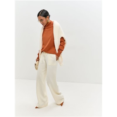 Джемпер водолазка HANNA, Терракот