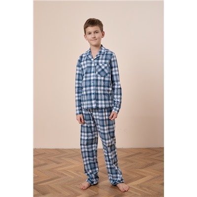 Пижама рубашка и брюки М225113иб