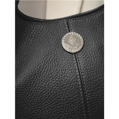 Женская кожаная сумка Richet 3212LN 840 Черный