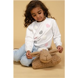 Подушка-игрушка Овечка 30*60 (цвет ШОКОЛАД)