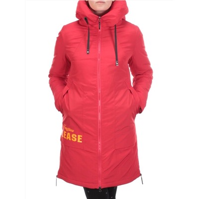 20-137 RED Пальто женское зимнее PlOOEPLOO (200 гр. холлофайбера)
