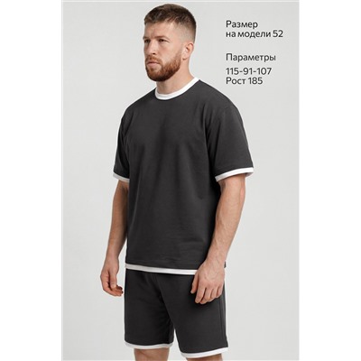 Мужской костюм из футера двухнитки Happyfox