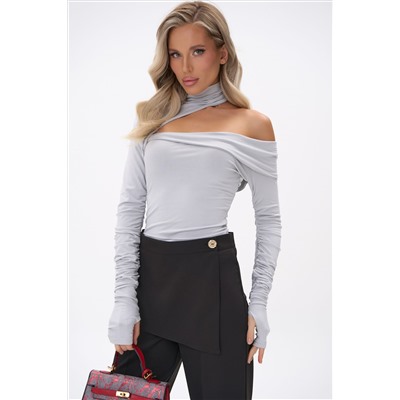 Лонгслив Крис (светло-серый)