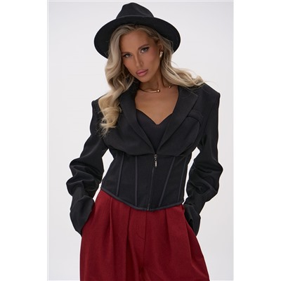 Пиджак – корсет Джуди (чёрный)