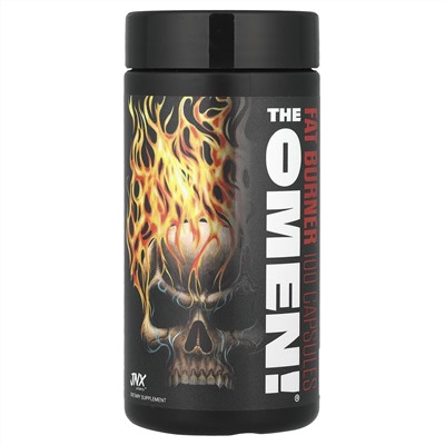 JNX Sports, The Omen!, жиросжигатель, 100 капсул